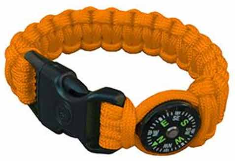 paracord braclet with compass